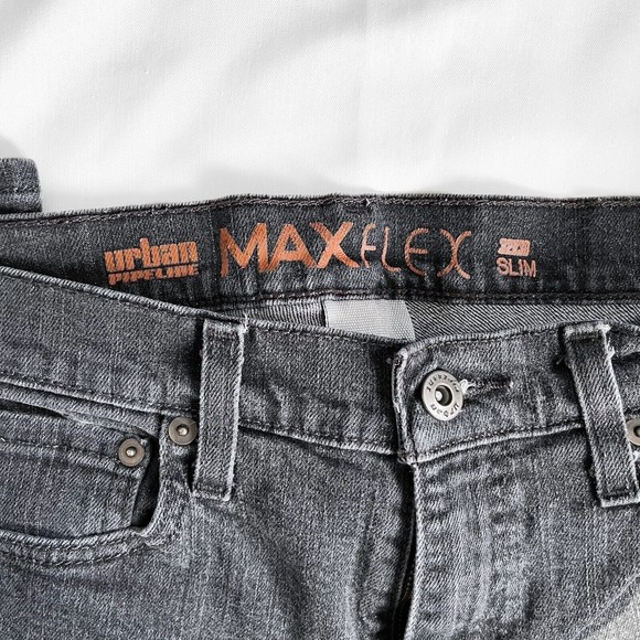 Lot of 2 Urban Pipeline Mens Straight Skinny Jeans 29-32W x 30L - Picture 3 of 5